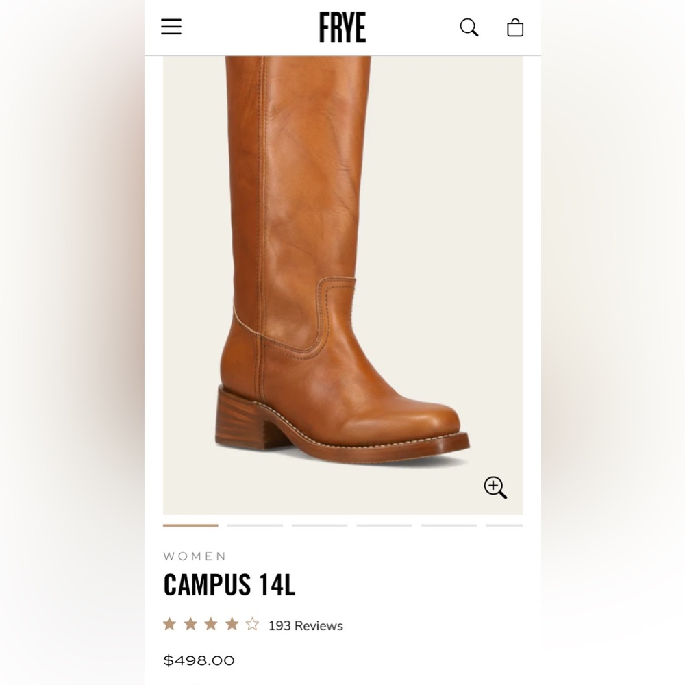 Frye Campus Boots-Size 6